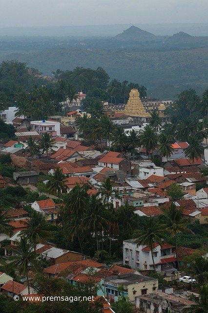 The temple town of Melukote