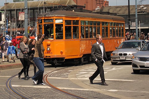 Heritage street car of SFO