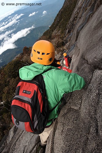 Descending Mt Kinabalu