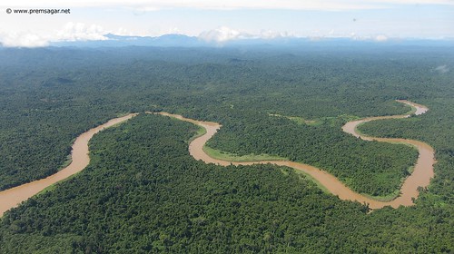 Mulu from the plane