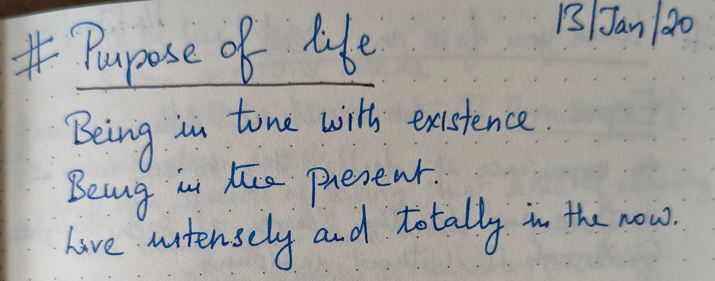 Purpose of life