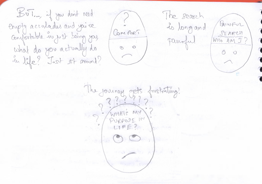 The existential pause